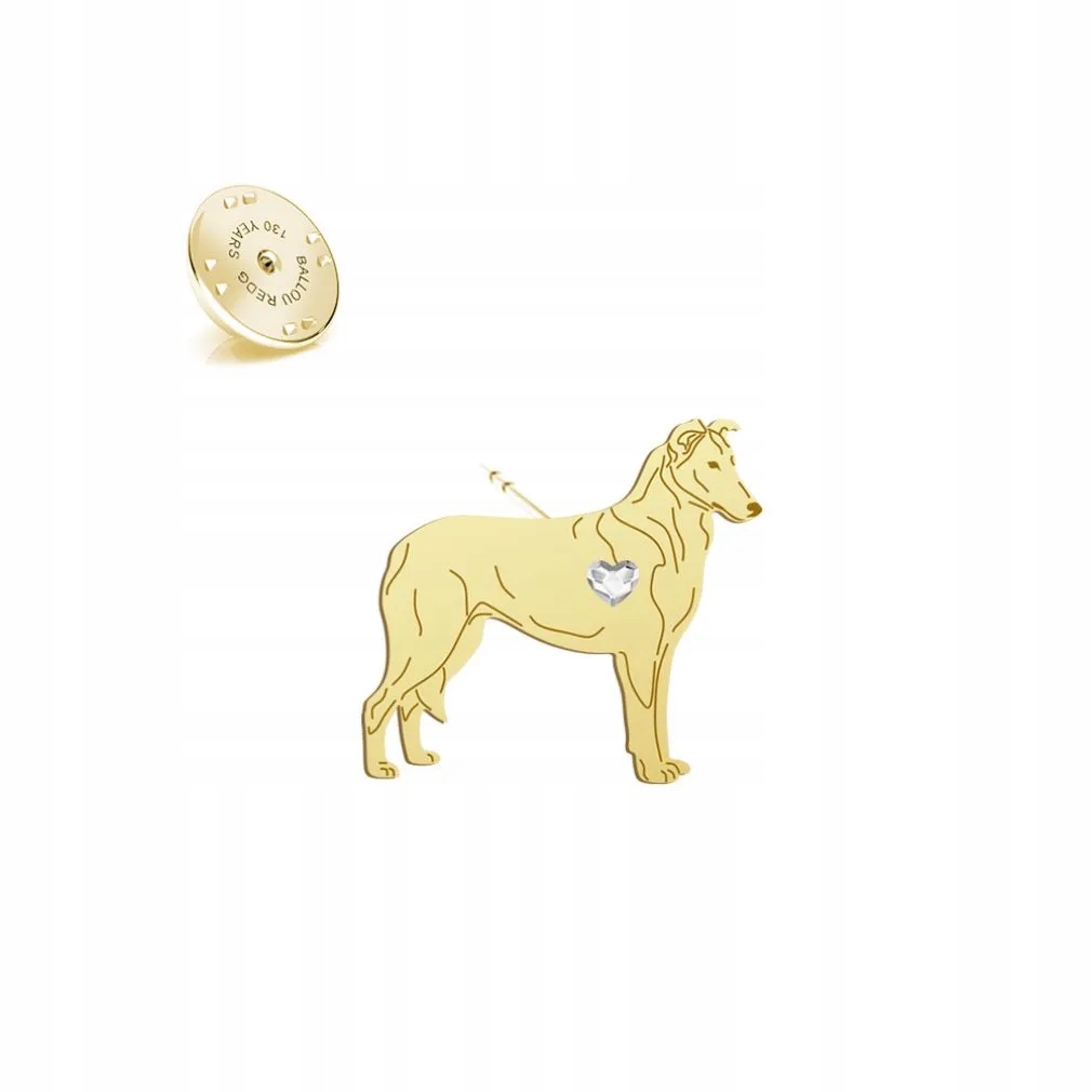 Odznak s pejskem Skotský ovčák krátkosrstá 925 Žena Dedikace