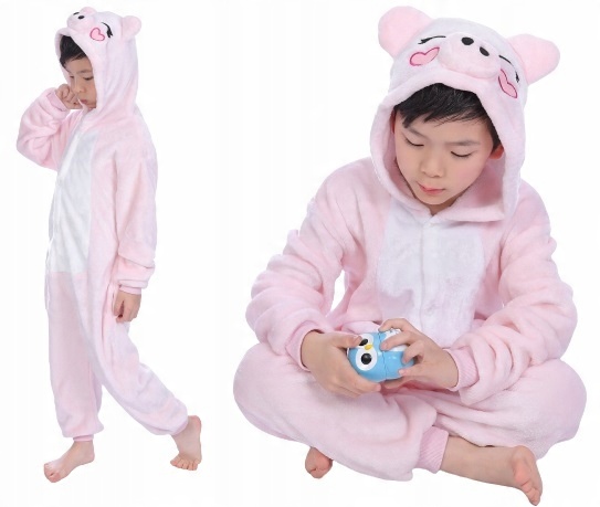 

Piżama Dla Dzieci Pig Świnka Strój Kigurumi 100