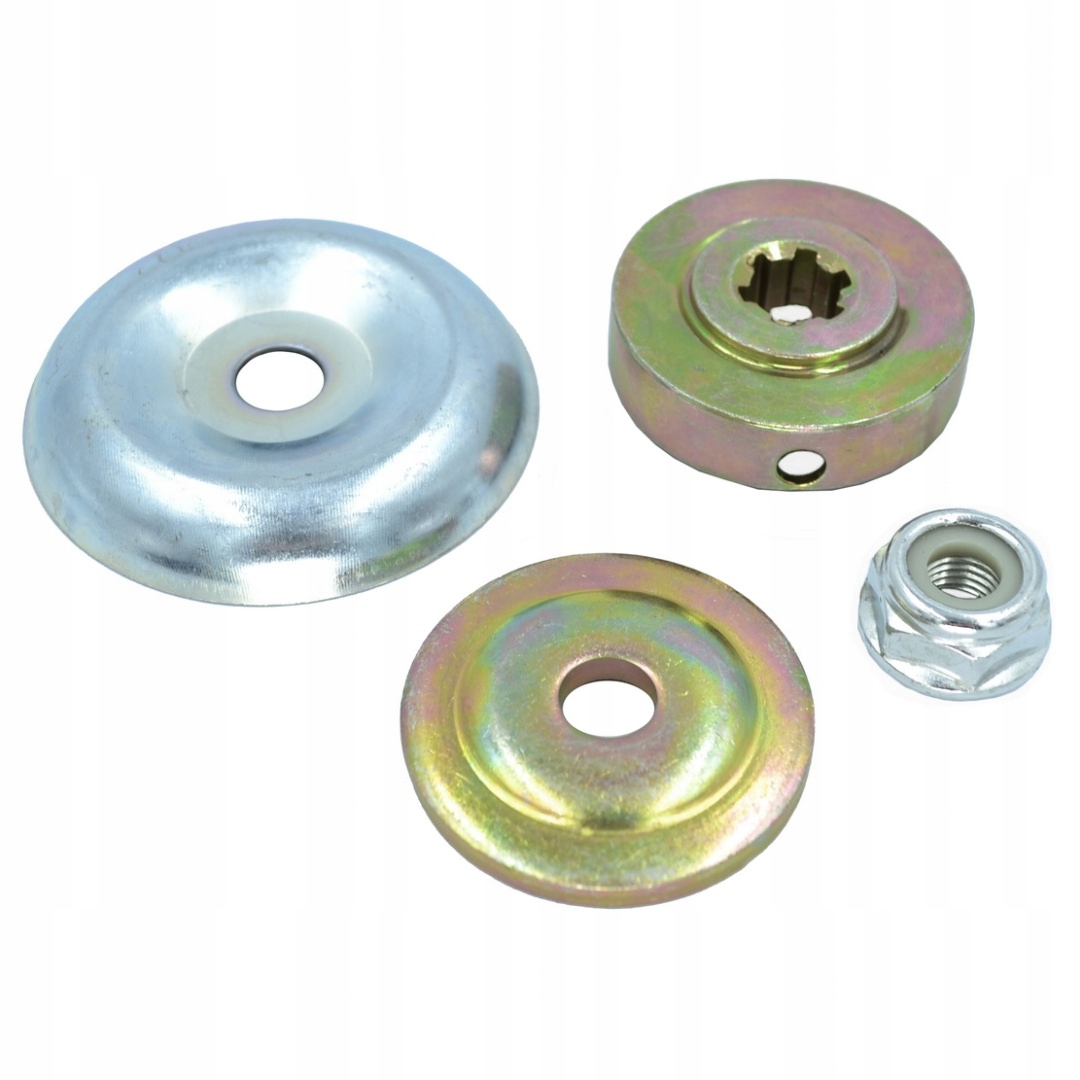 PIERŚCIENIE PODKŁADKI NAC Z PIASTĄ DO MOCOWANIA TARCZY KOSY ZESTAW DO KOS