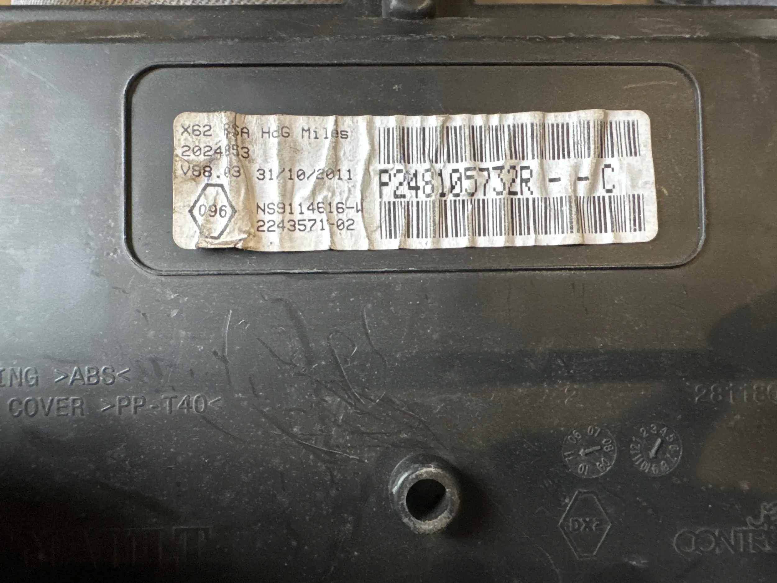 спидометр renault MASTER III P248105732R-C
