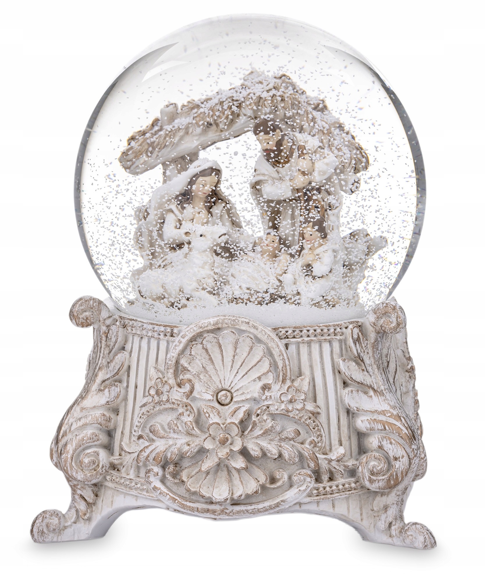 

Świąteczna Szklana Kula Pozytywka Święta Rodzina