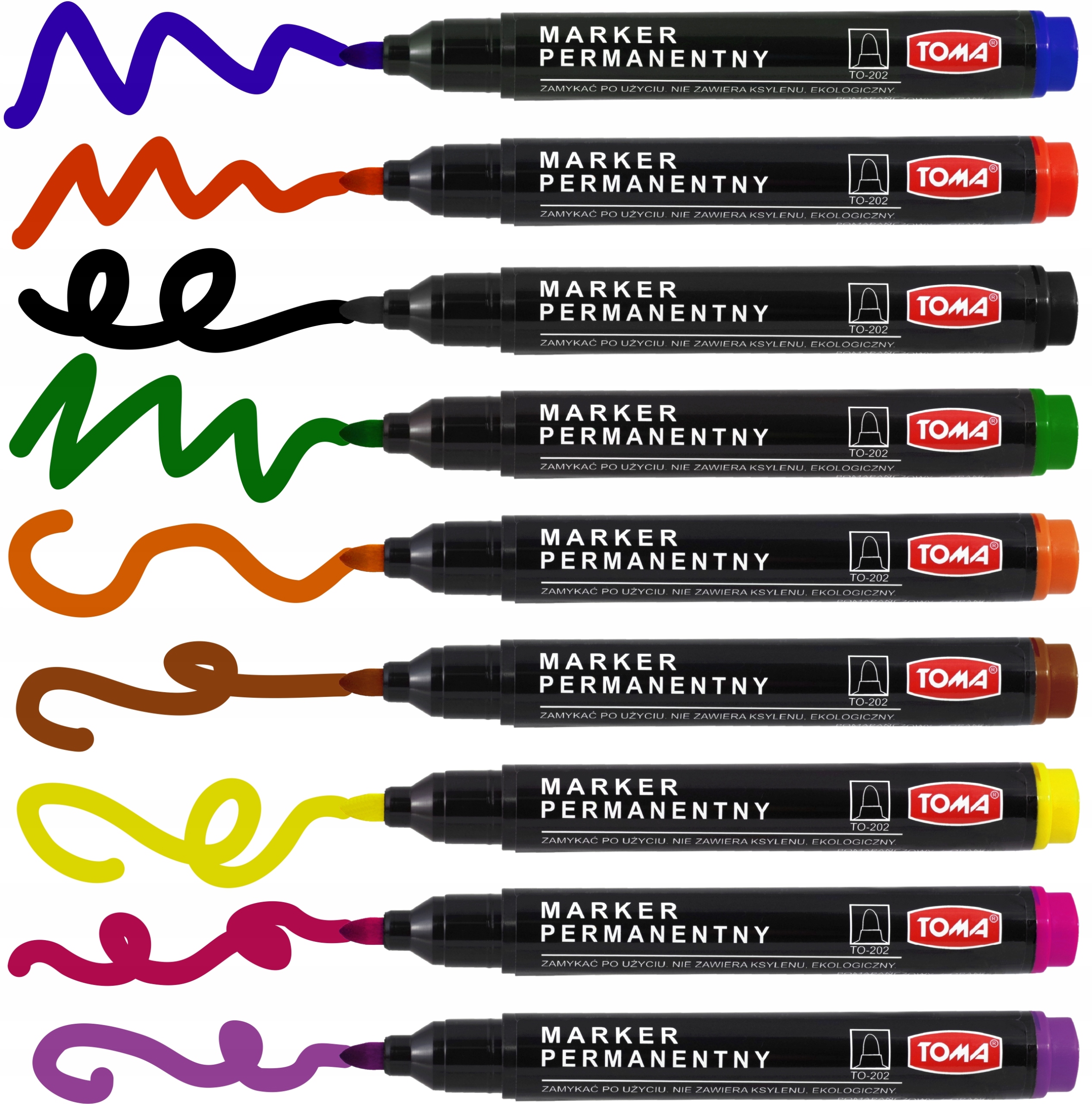 

Marker permanentny Toma TO-202 okrągły