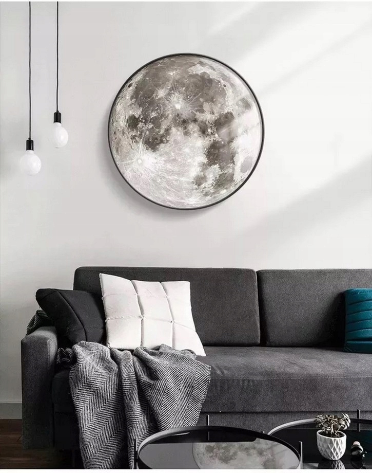 Plafon Lampa Led Księżyc 40 cm - MOON 3D - pilot Rodzaj gwintu zintegrowane źródło LED