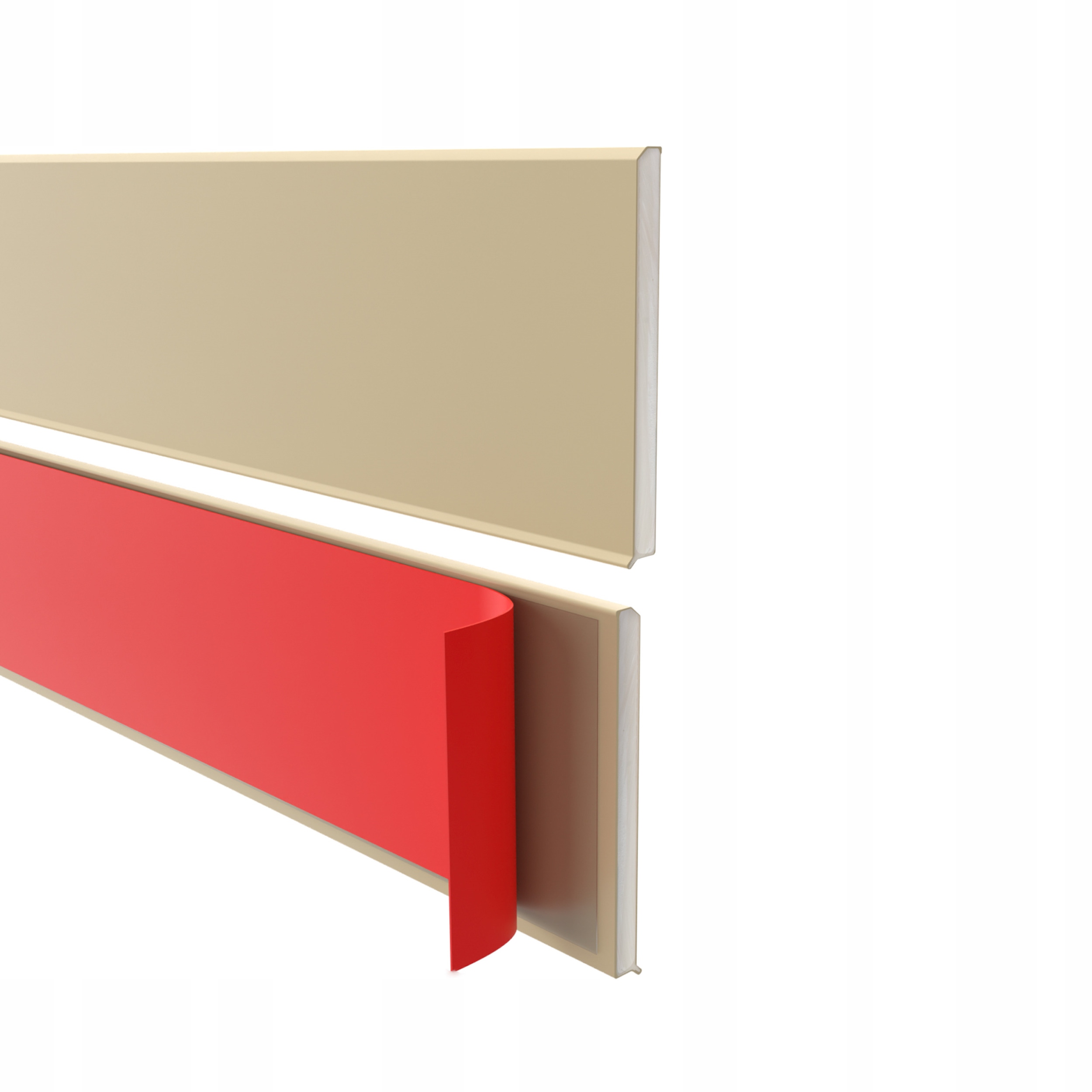 Samolepiaca podlahová lišta Pvc, Premium, 100 mm x 10 m, béžová, RAL1256