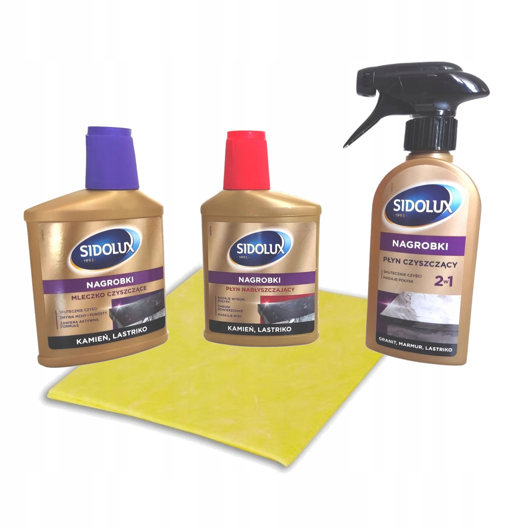 Levně Sada Pro Mytí A Leštění Náhrobků Kamene