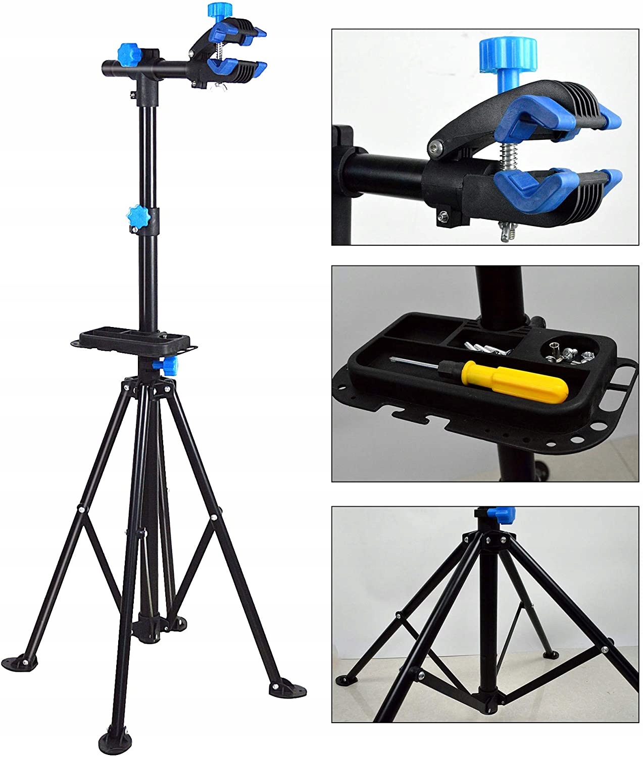 DUŻY STOJAK STATYW UCHWYT NA ROWER SERWISOWY WIESZAK ROWEROWY ROWERY 30KG Model STOJAK 16