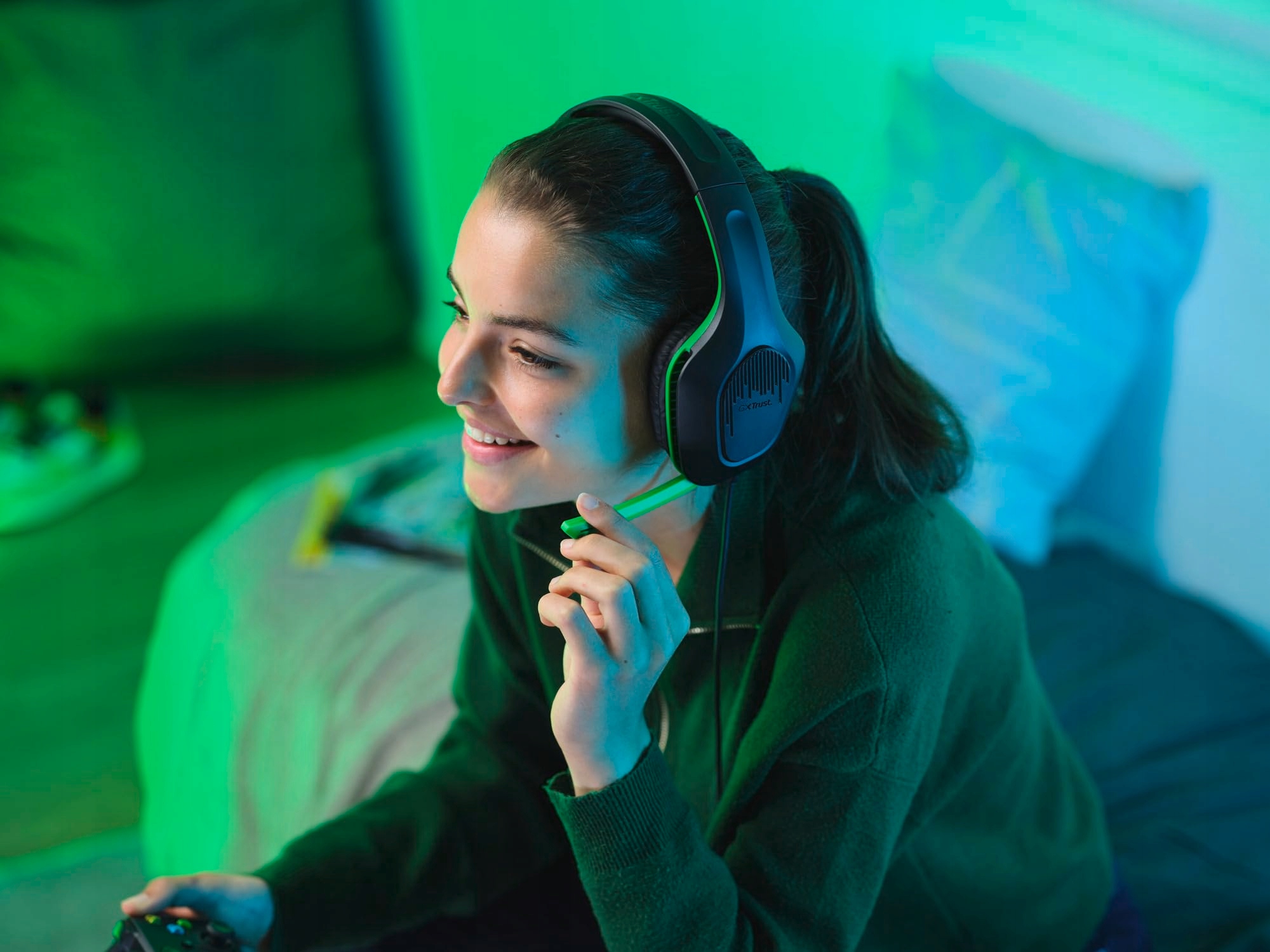 TRUST GAMING GXT 415PS Zirox Lekkie Słuchawki Gamingowe Xbox Series X/S — miniatura 7