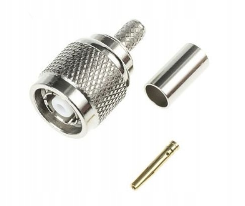 Złącze wtyk TNC-RP na kabel RG58 ZACISKANE