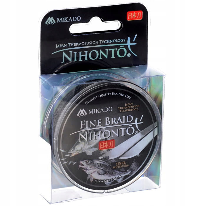 Plecionka Fine Braid 15m 0,08mm czarna Mikado