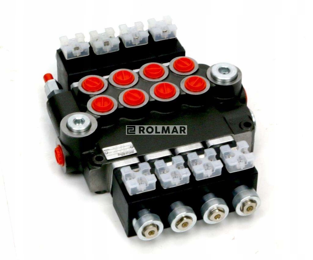 Hydraulický rozdělovač 4-sekc. elektrický (12V)