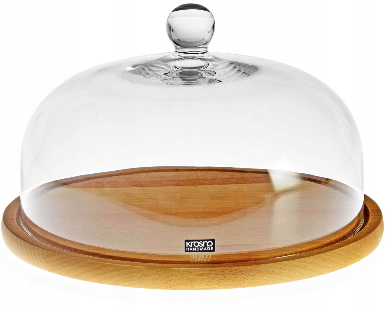 

Klosz z drewnianą paterą Glamour Krosno 28,5cm