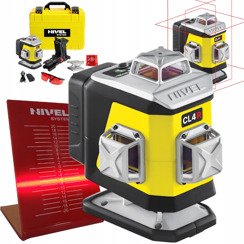 NIVEL SYSTEM CL4R laser płaszczyznowy czerwony 4D