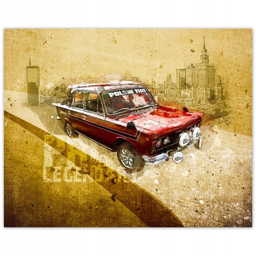 

Plakat 50x40 Legendarny Fiat 125p