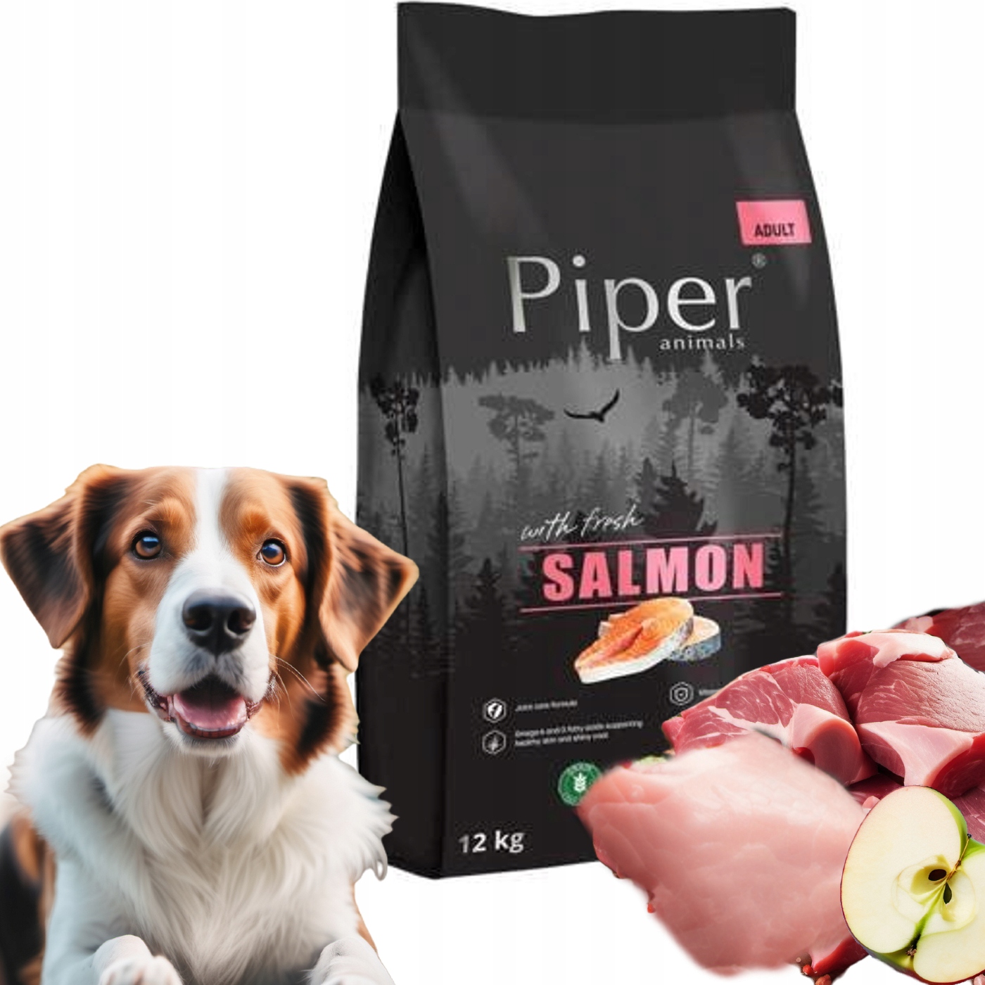 Dolina Noteci Piper Łosoś karma sucha dla psa 12 kg