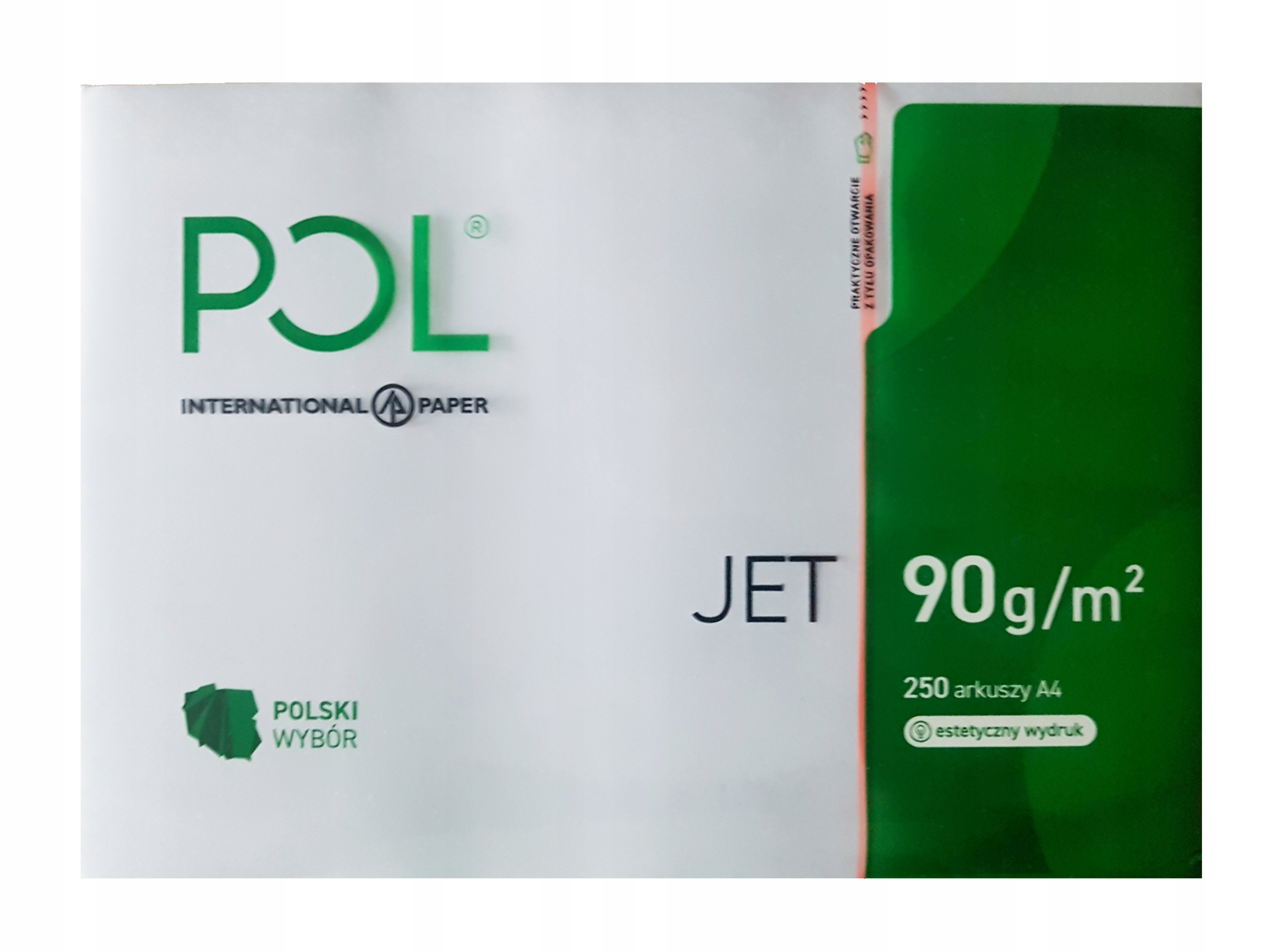 

Papier ksero do drukarek A4 Poljet 90g 250 ark