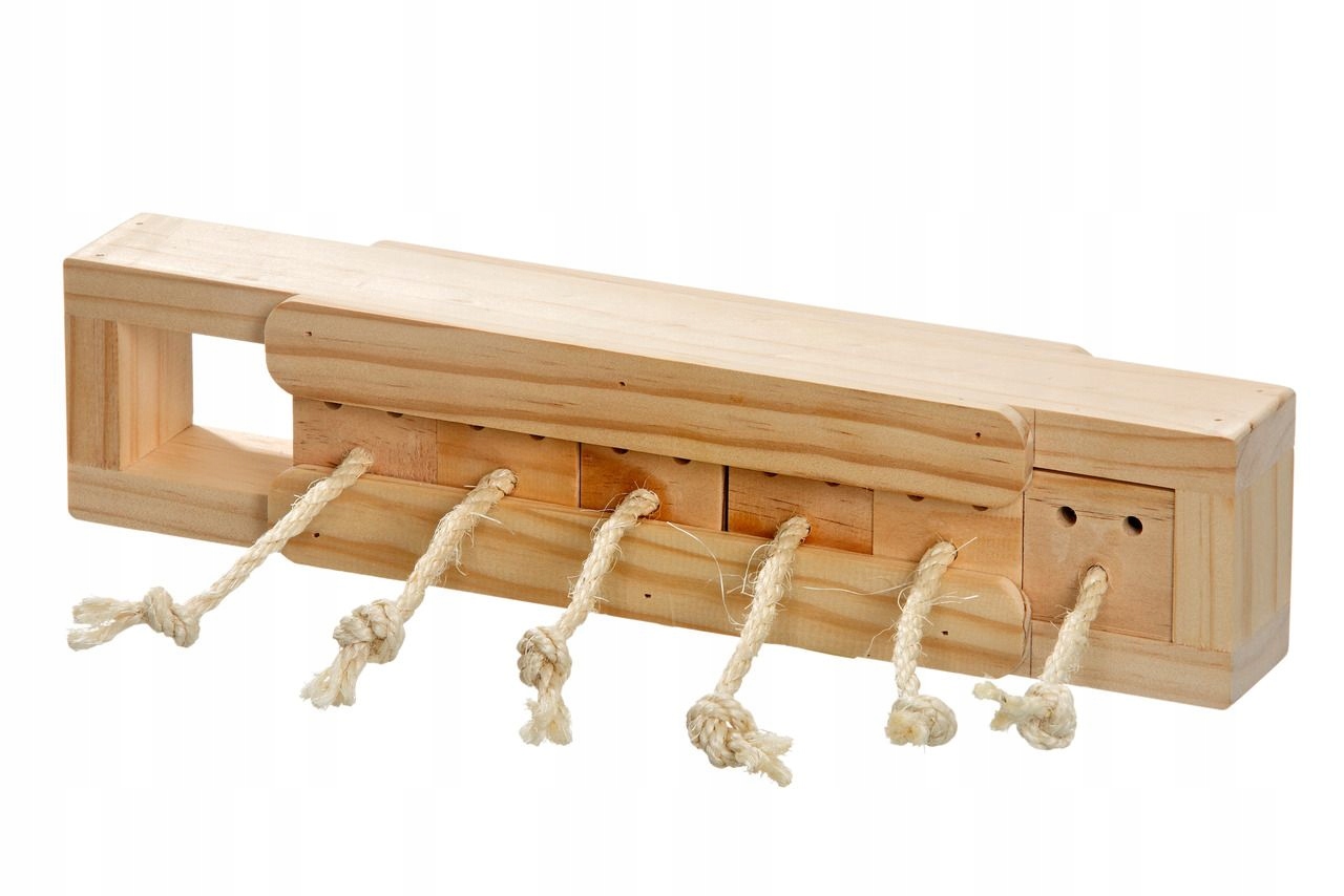 Levně Karlie interaktivní dřevěná hračka pro hlodavce,6 kostek, 37,5x8,5x6,5cm