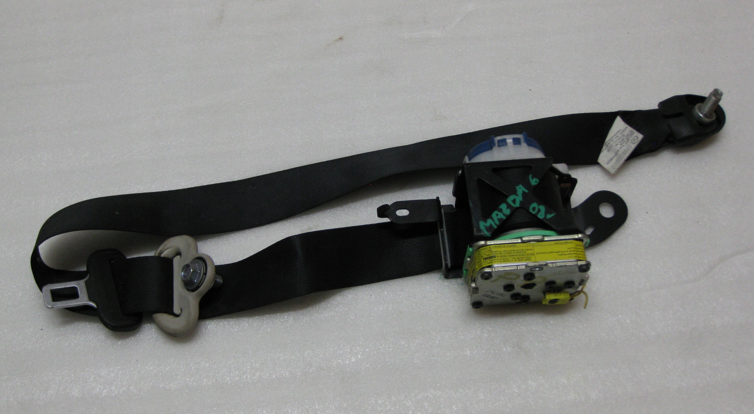 MAZDA 6 KOMBI tension belt safety right front TKAH2EH862