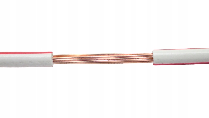 

Przewód Kabel Flry-b 1x0,5mm Biało Czerwony 10m