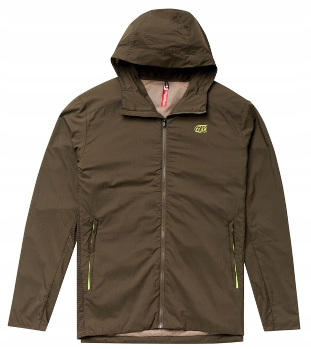 Cyklistická Bunda Troy Lee Designs Mathis Jacket Mono Dark Earth Velikost M