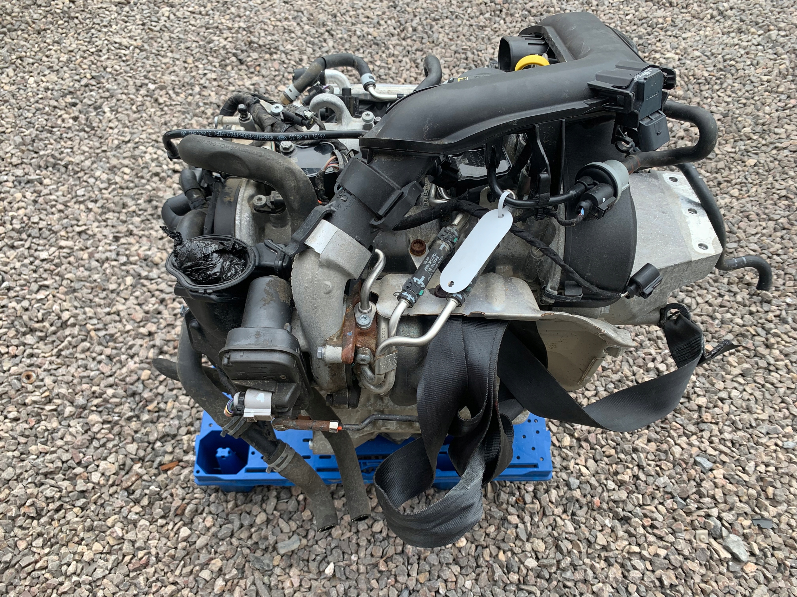 engine unprotected pillar CHZ SEAT IBIZA IV 6J LIFT 1.0 TSI 12-17