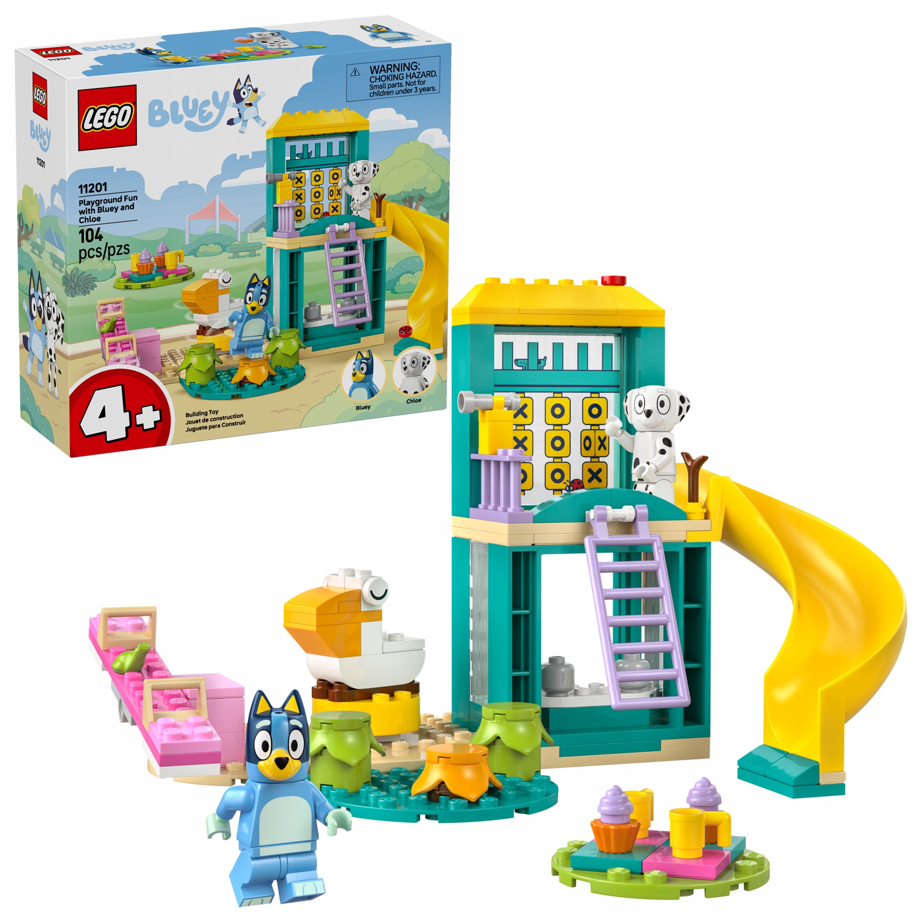 Lego Bluey Blue a záplata na hřišti 11201 sada pro děti od 4 let