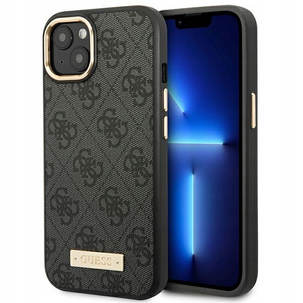 Pouzdro Guess GUHMP14MU4GPRK Apple iPhone 14 Plus 15 Plus černá/black hard