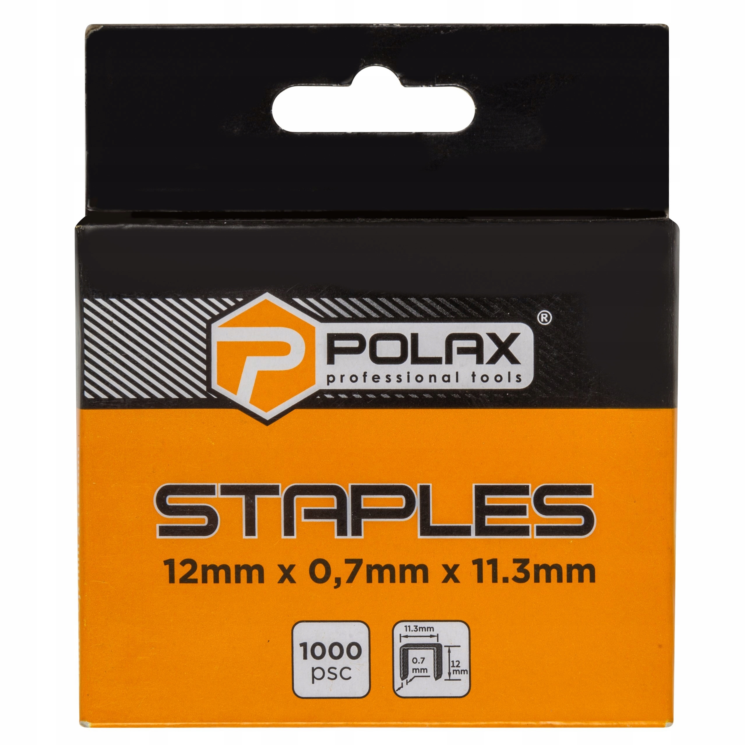 Zszywki typ 53 (530/A) rozmiar 12mm POLAX - TAPICERSKIE ZSZYWKI TAKER Marka Polax