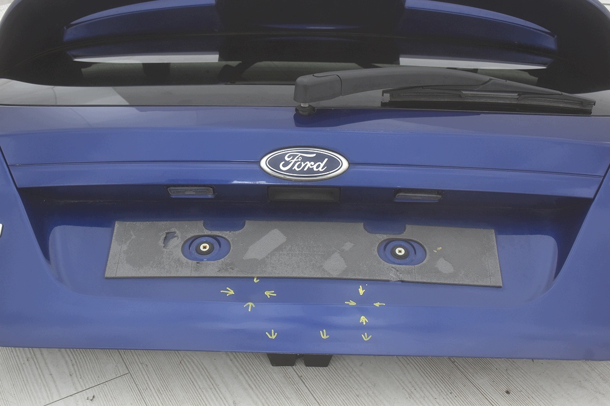 boot doors * rear part FORD FIESTA MK7 ST 3D