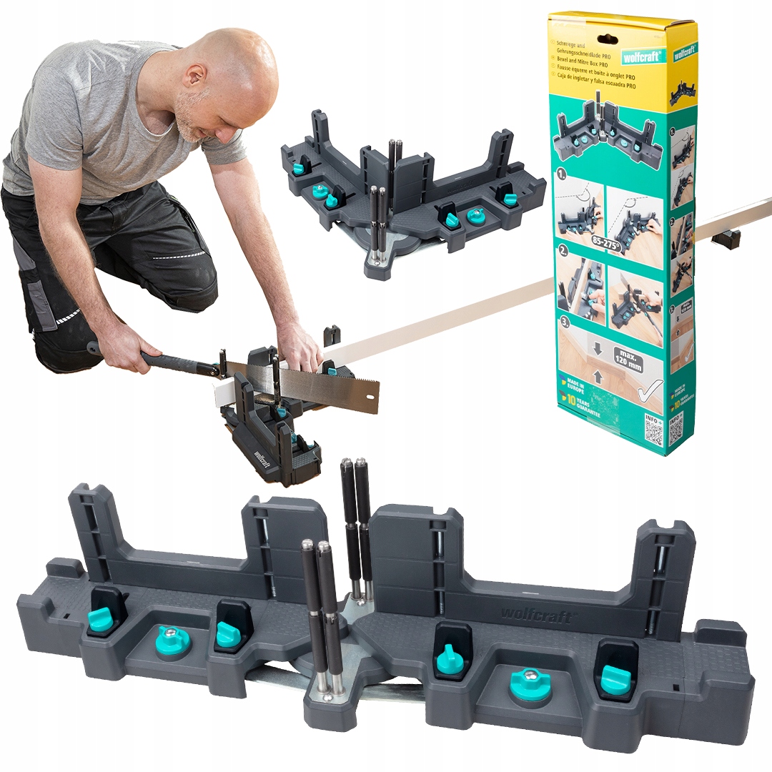 SKRZYNKA UCIOSOWA I REGULOWANY PRZYMIAR 120 MM PRO WOLFCRAFT 6956000