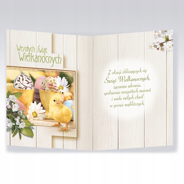 KARNET KARTKA ŚWIĄTECZNA WIELKANOC + KOPERTA EAN (GTIN) 5908312144700