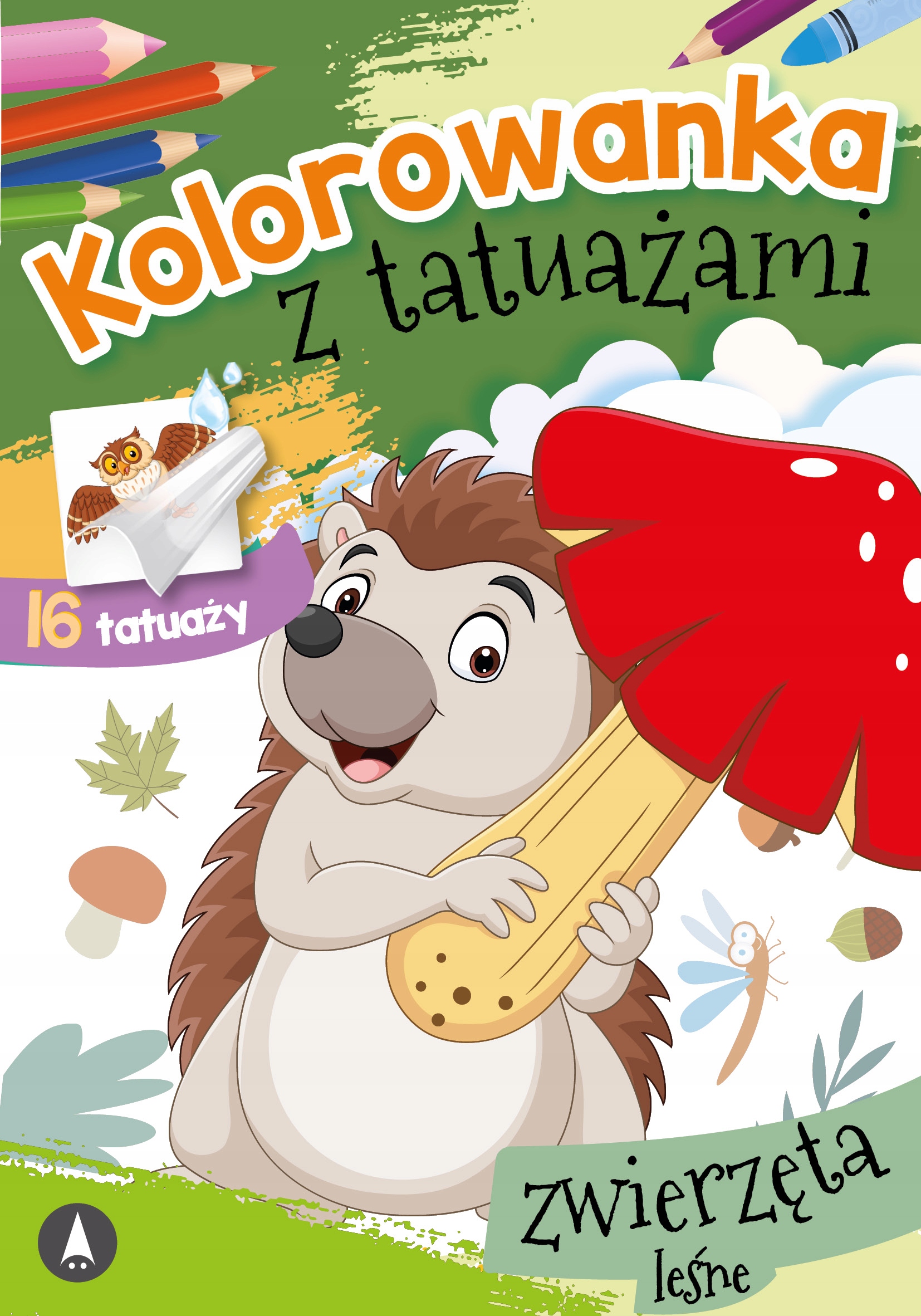 

Kolorowanka z tatuażami Zwierzęta leśne 16 tatuaży