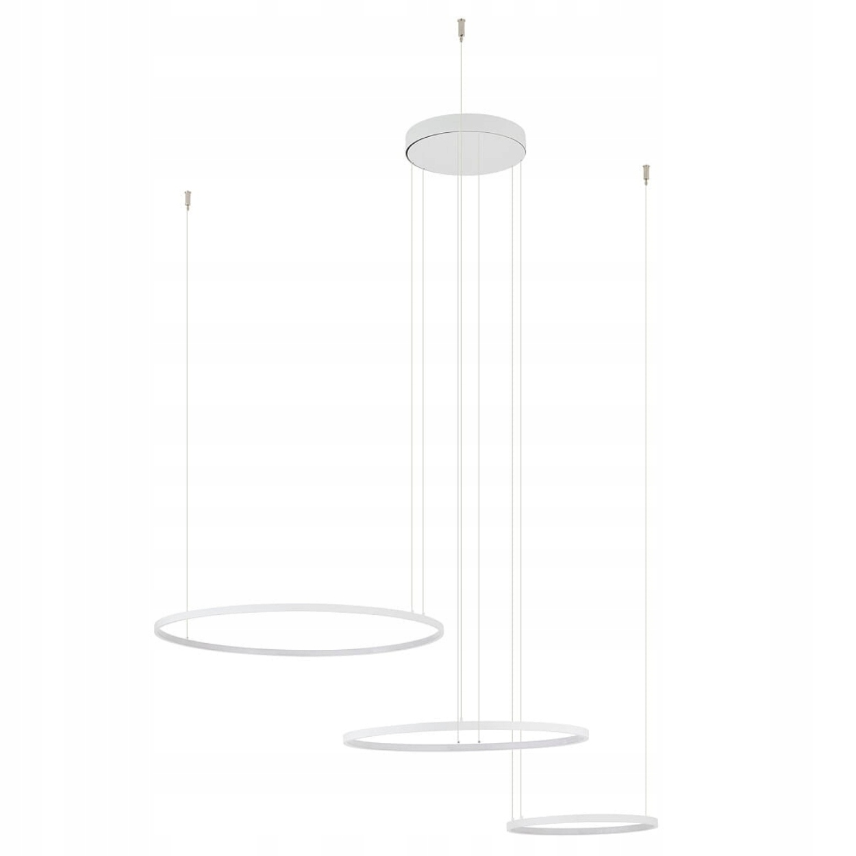 Závesná Lampa Circolo Power Led Biela 85W 3000K moderné ringové osvetlenie