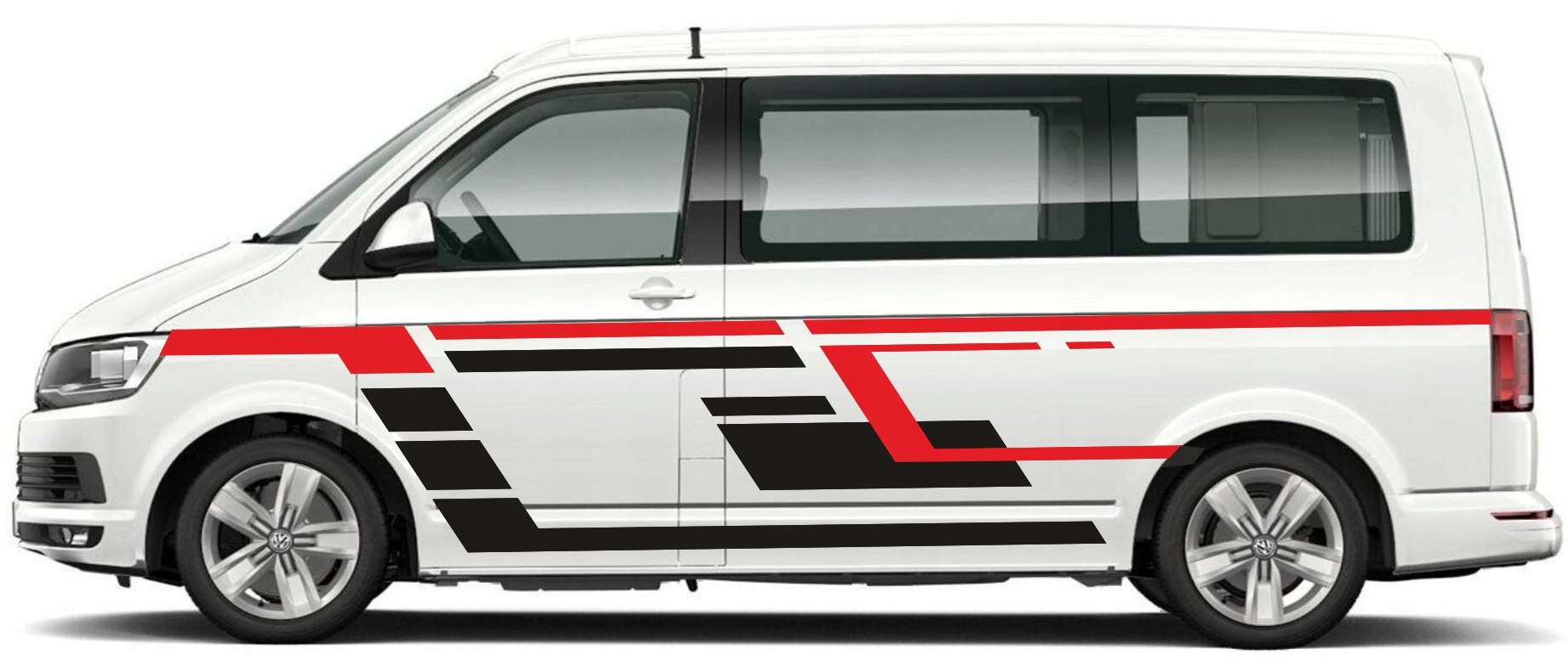 

Naklejki Vw T5 T6 Transporter pasy na boki Tuning