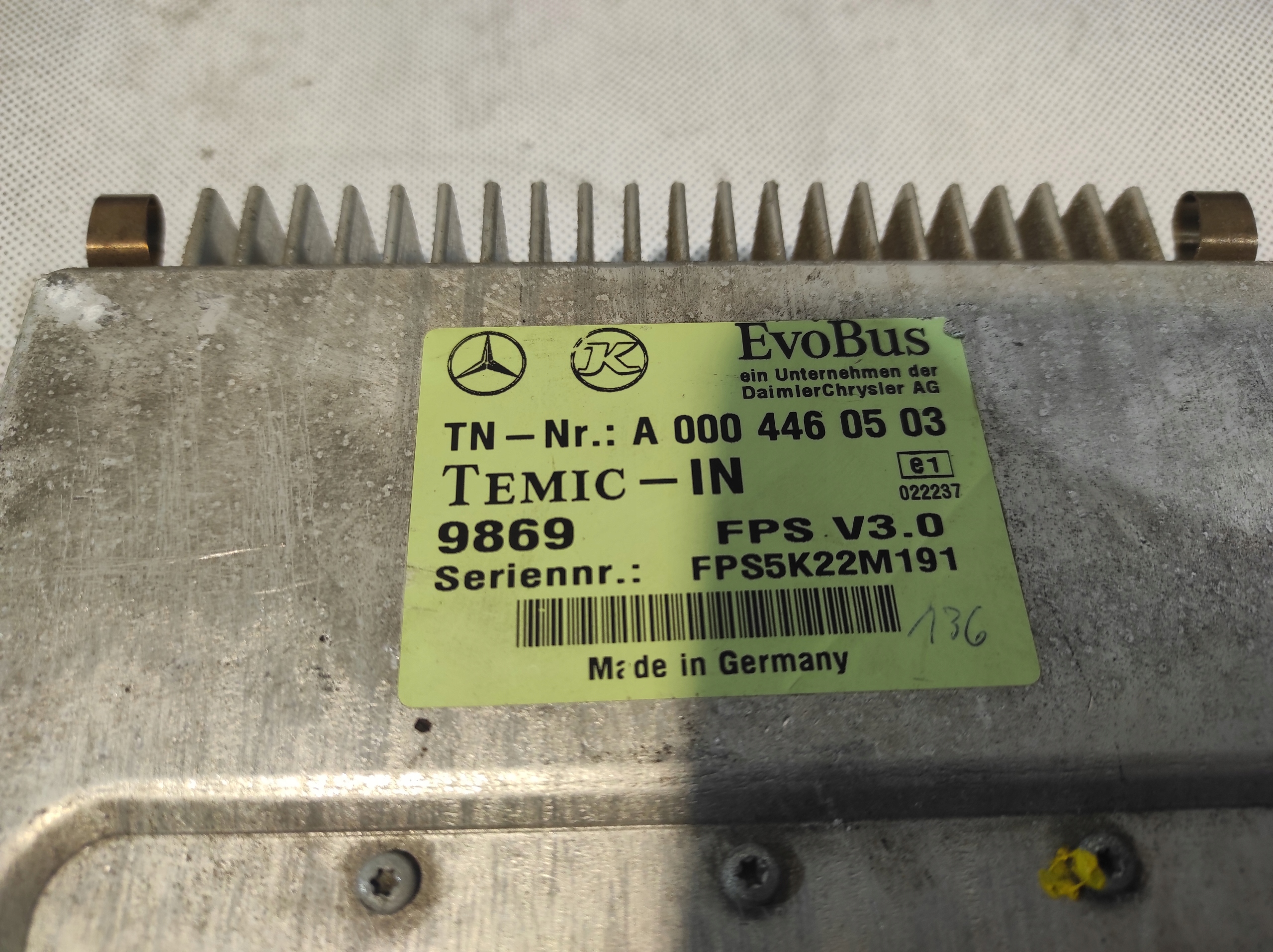 computer modulo Centralina EVOBUS MERCEDES A0004460503