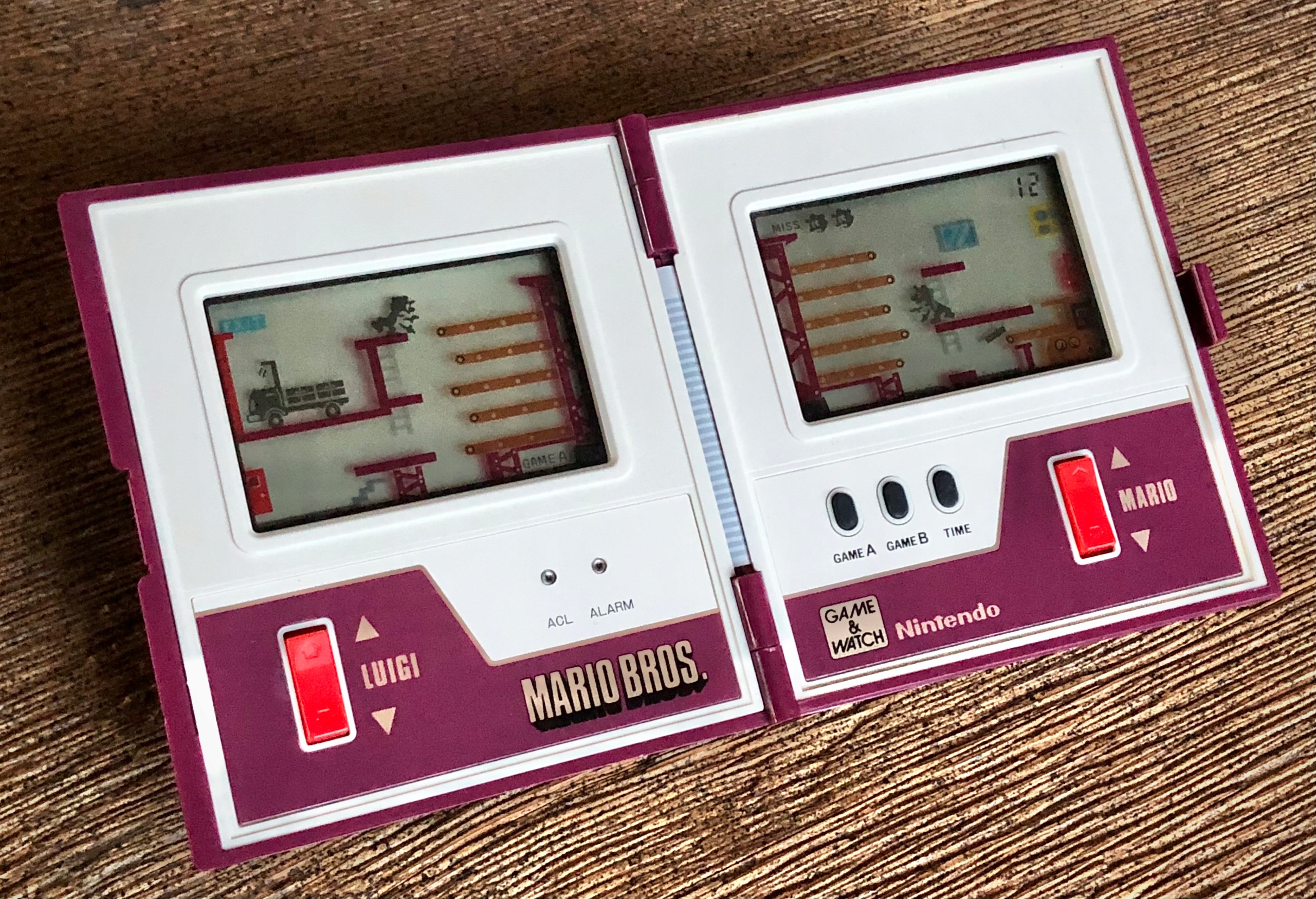 MARIO BROS. Game & Watch NINTENDO gra RETRO 1983 LCD Multi Screen vintage !