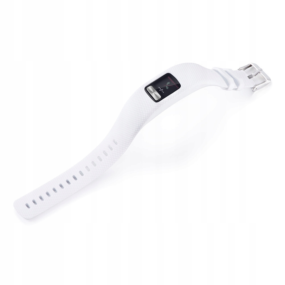 Pasek Silikonowy do Garmin VIVOFIT 4 / BIAŁY / Rozmiar S Model Garmin Vivofit 4