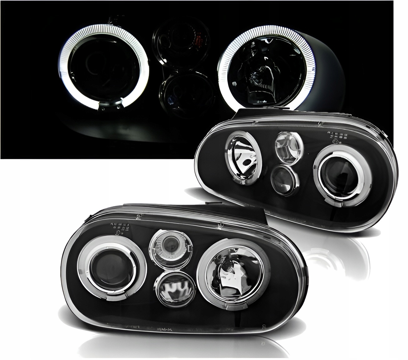 ФАРЫ РЕФЛЕКТОРЫ Линзы VW GOLF 4 IV ОТ 1997 К 2003 РИГИ LED