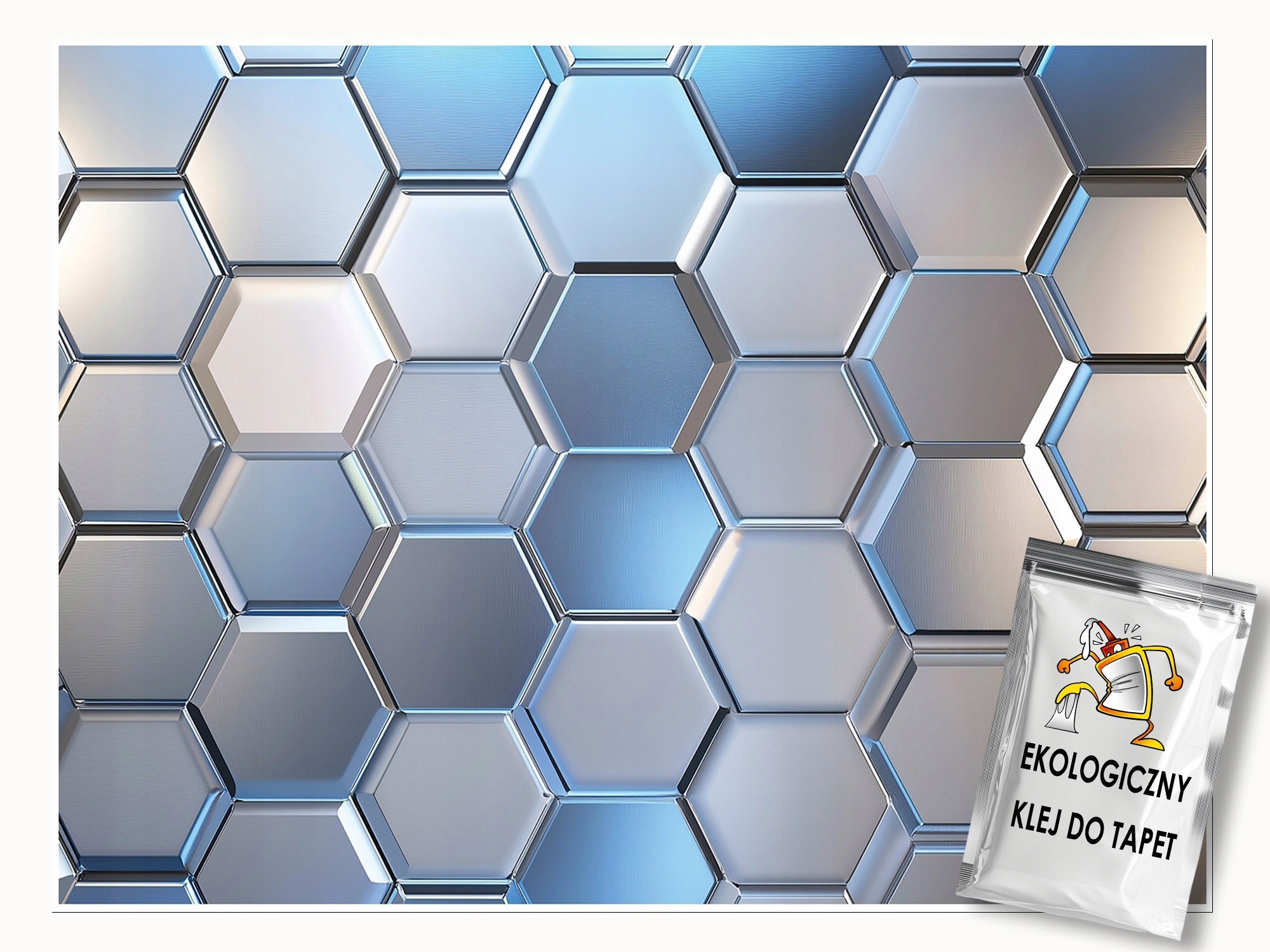 Fototapeta Pro Děti Chlapce Hexagony 3D Tapeta Do Dětského Pokoje 200x140