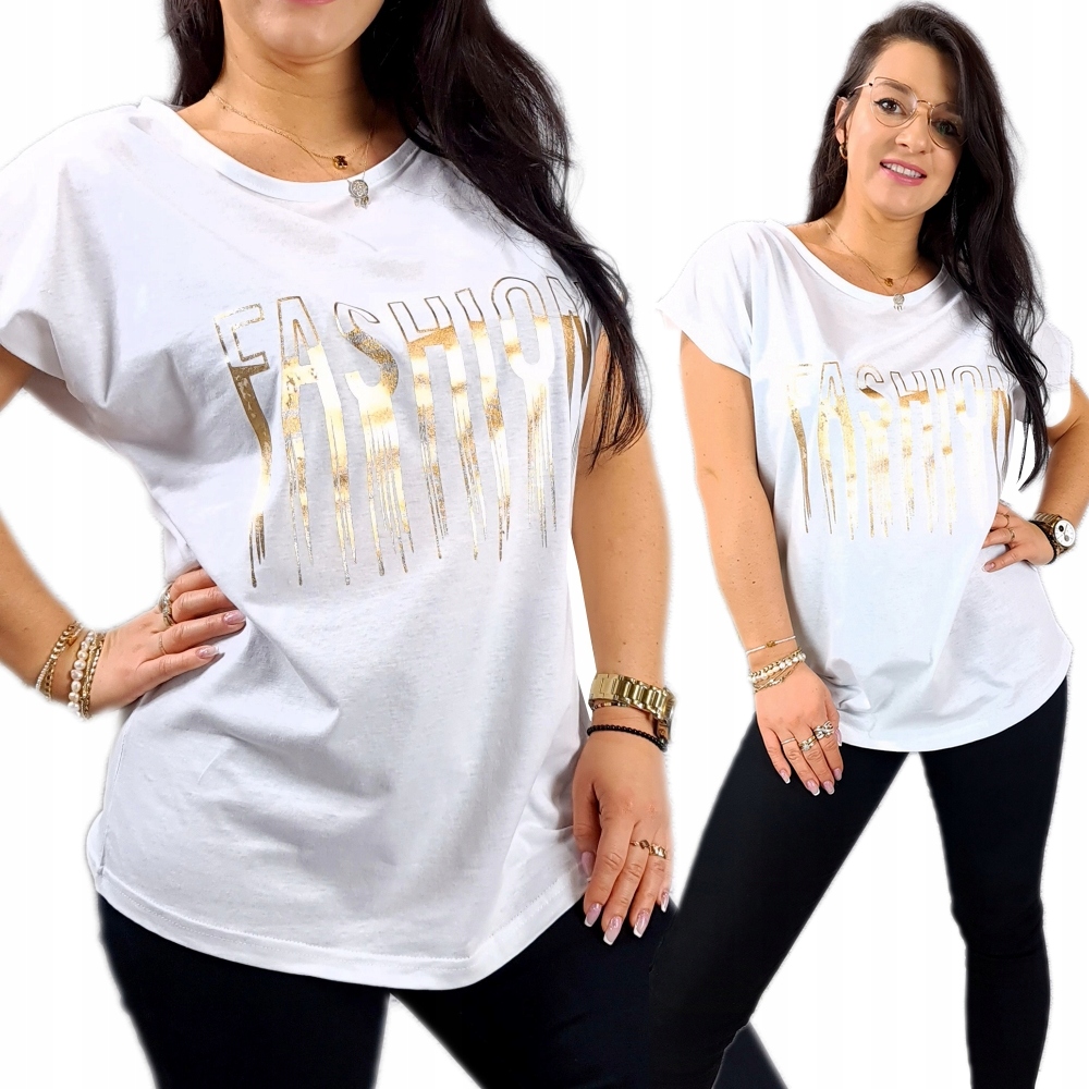 

Bluzka koszulka Kobiecy Tshirt Top print XXL