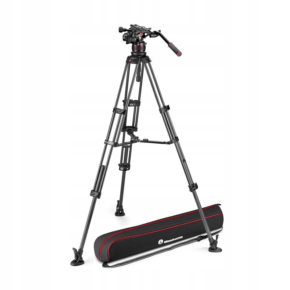 Sada Manfrotto Twin Carbon s hlavicí 612 středová rozpěrka