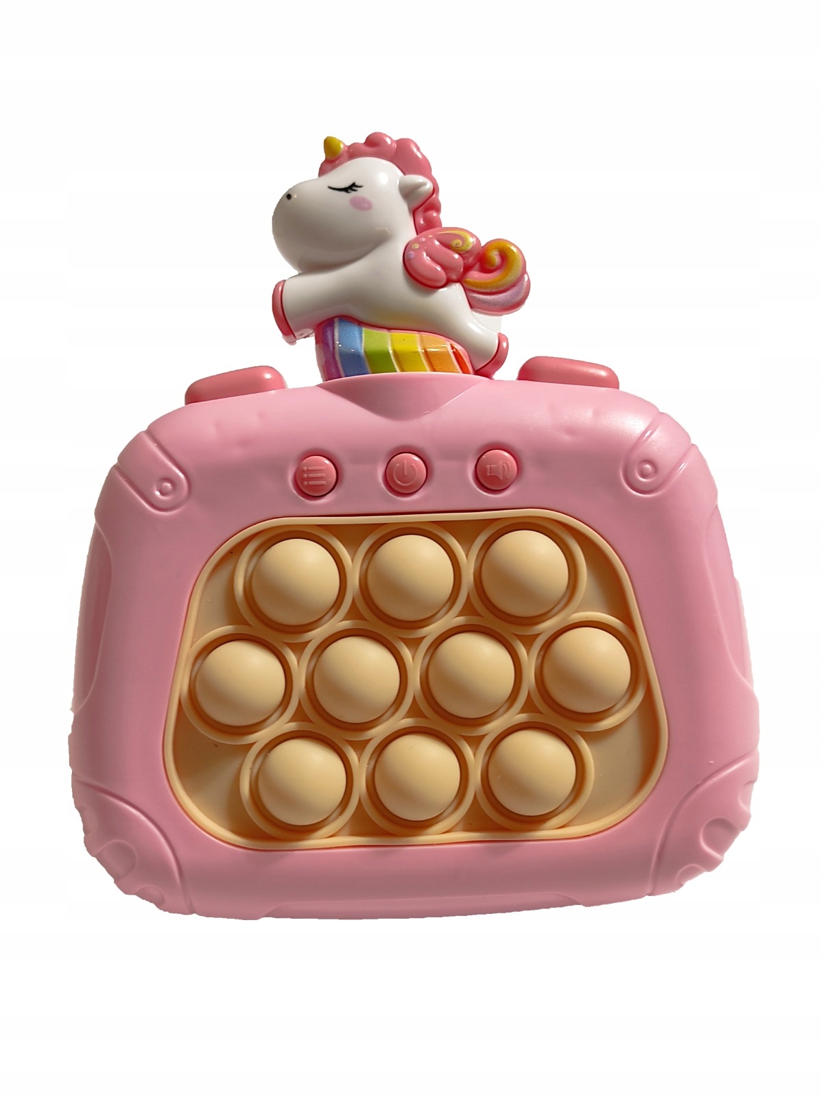 GRA POP IT ELEKTRYCZNA ANTYSTRESOWA ZRĘCZNOŚCIOWA PUSH bubble jednorożec Kod producenta jednorożec2