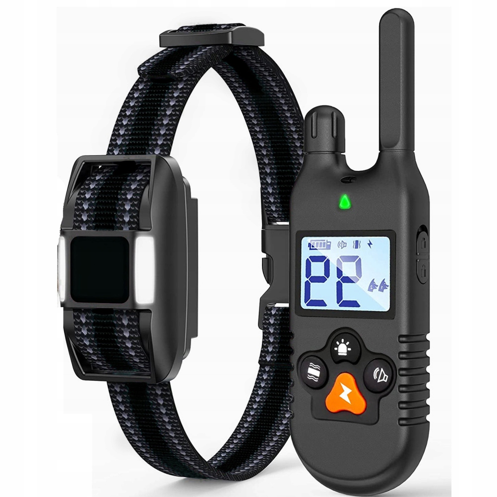 Levně Elektrický Výcvikový Obojek Pro Psa 914 M, Voděodolný, Výcvikový Obojek Pro Psy Dálkové Ovládání