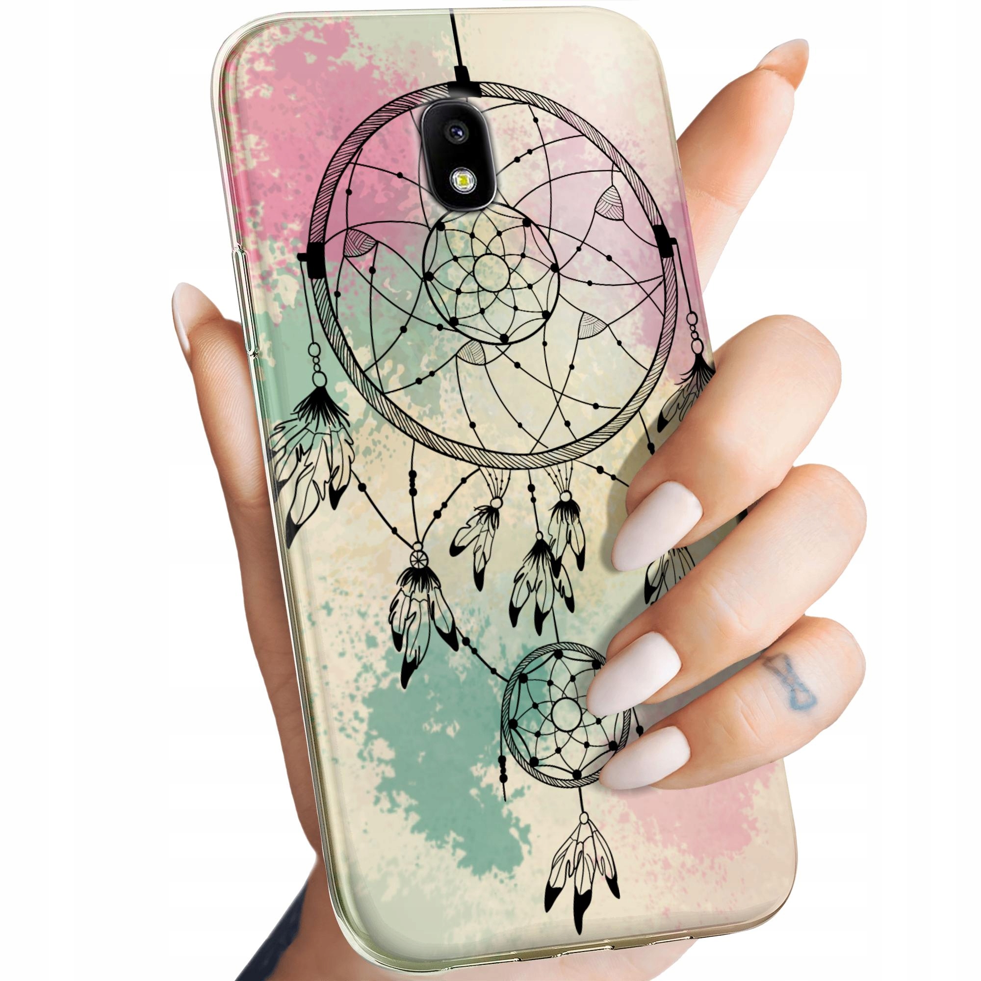 Etui Do Samsung Galaxy J3 2017 Boho Łapacz Snów Pióra Obudowa Case