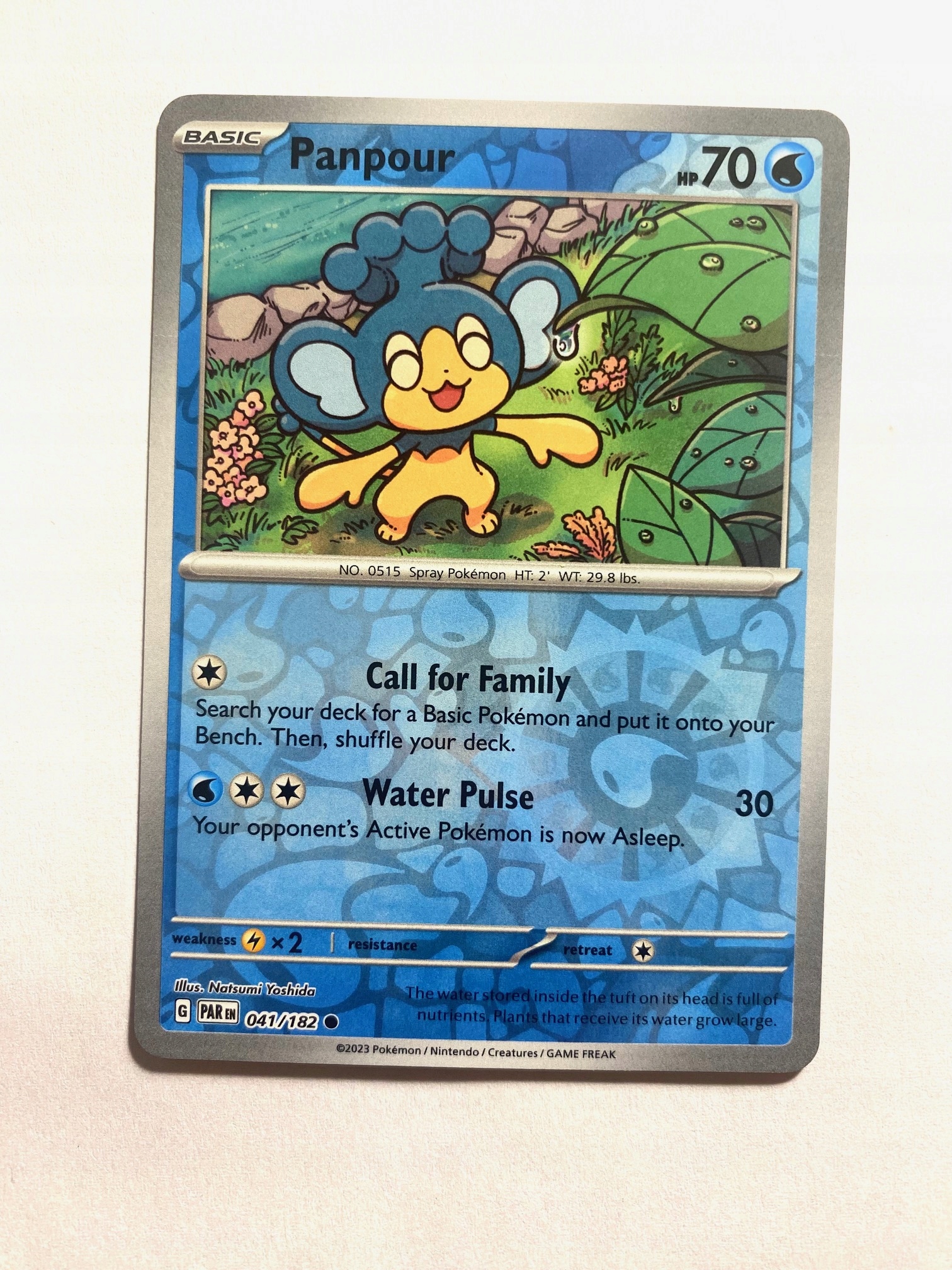 Pokemon Paradox RIft Reverse 041/182 Panpour