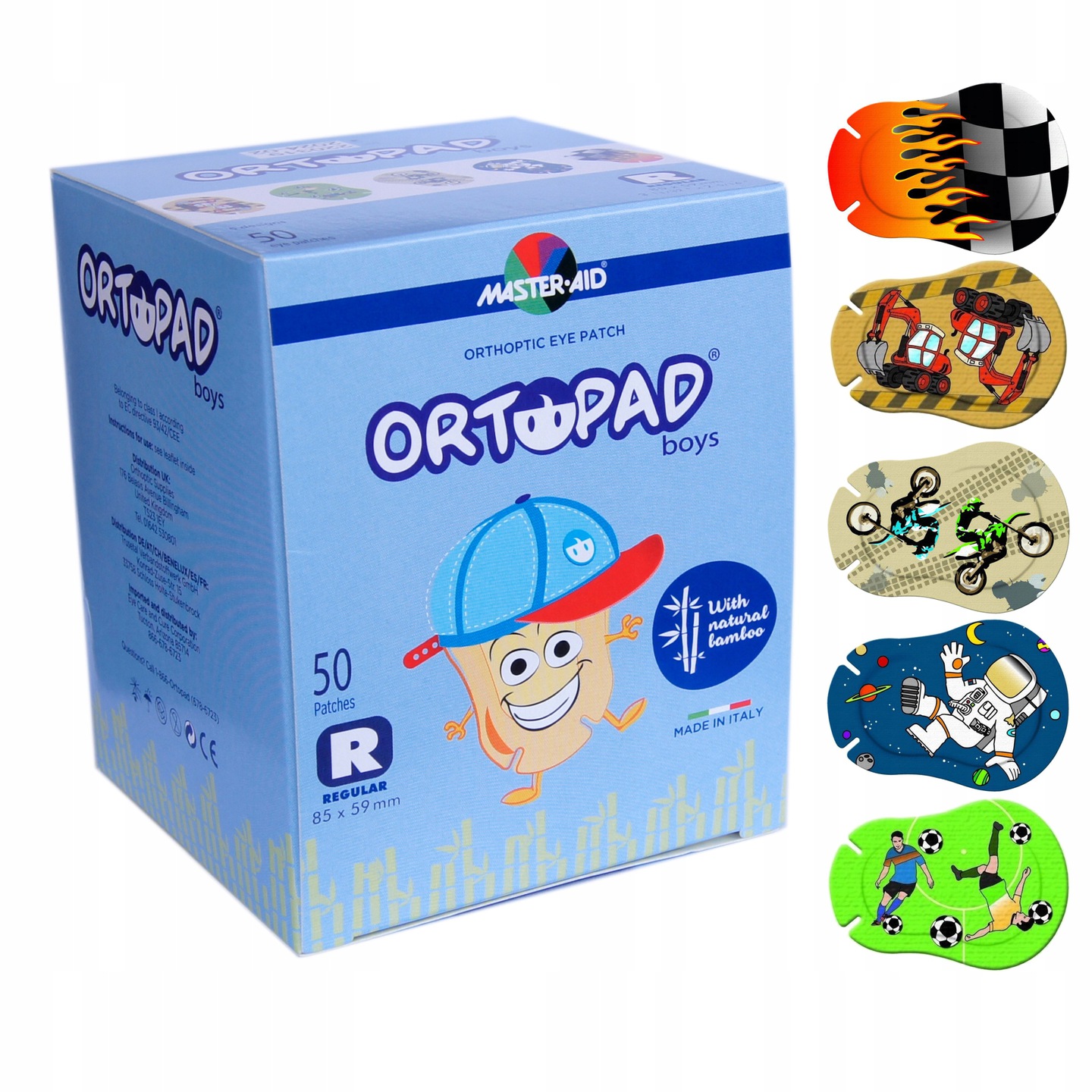 

Ortopad Duży Wzór Boy Regular Plaster Na Oko 50