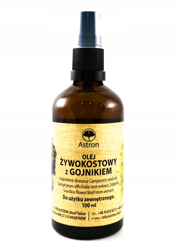 

Astron Olej Żywokostowy z Gojnikiem 100ml Żywokost