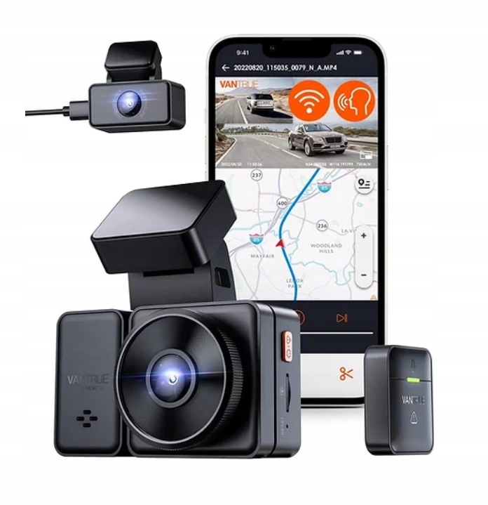 REJESTRATOR VANTRUE E3 3CH TAXI + 256GB FILTR CPL Kod producenta E3 3ch