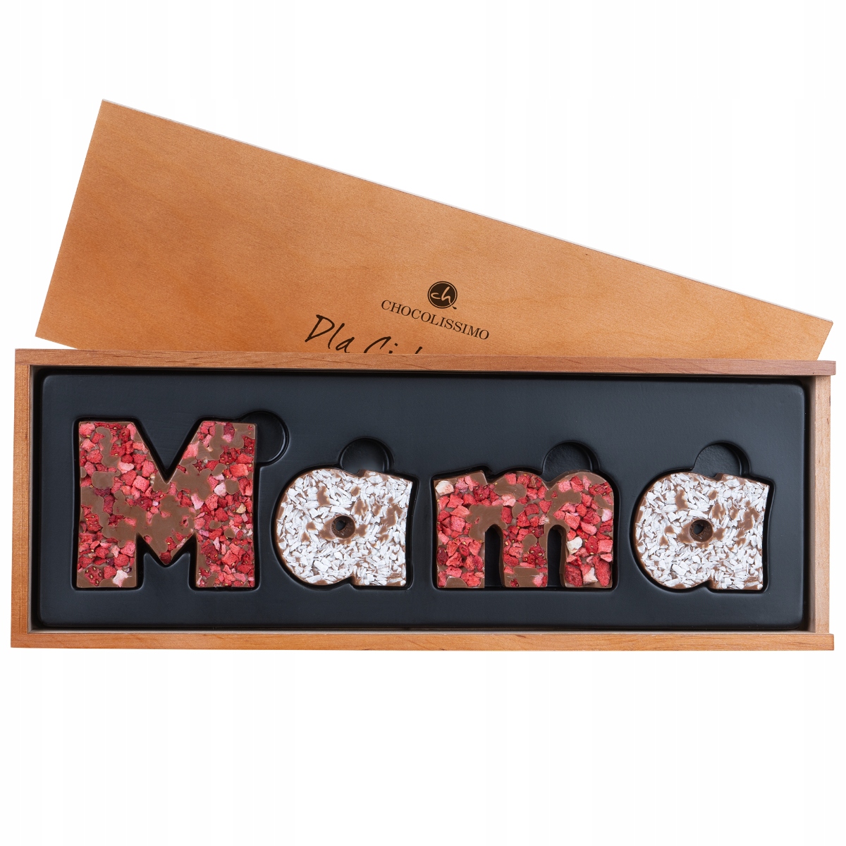 Dárek pro maminku k narozeninám Den matek Belgická Čokoláda s doplňky