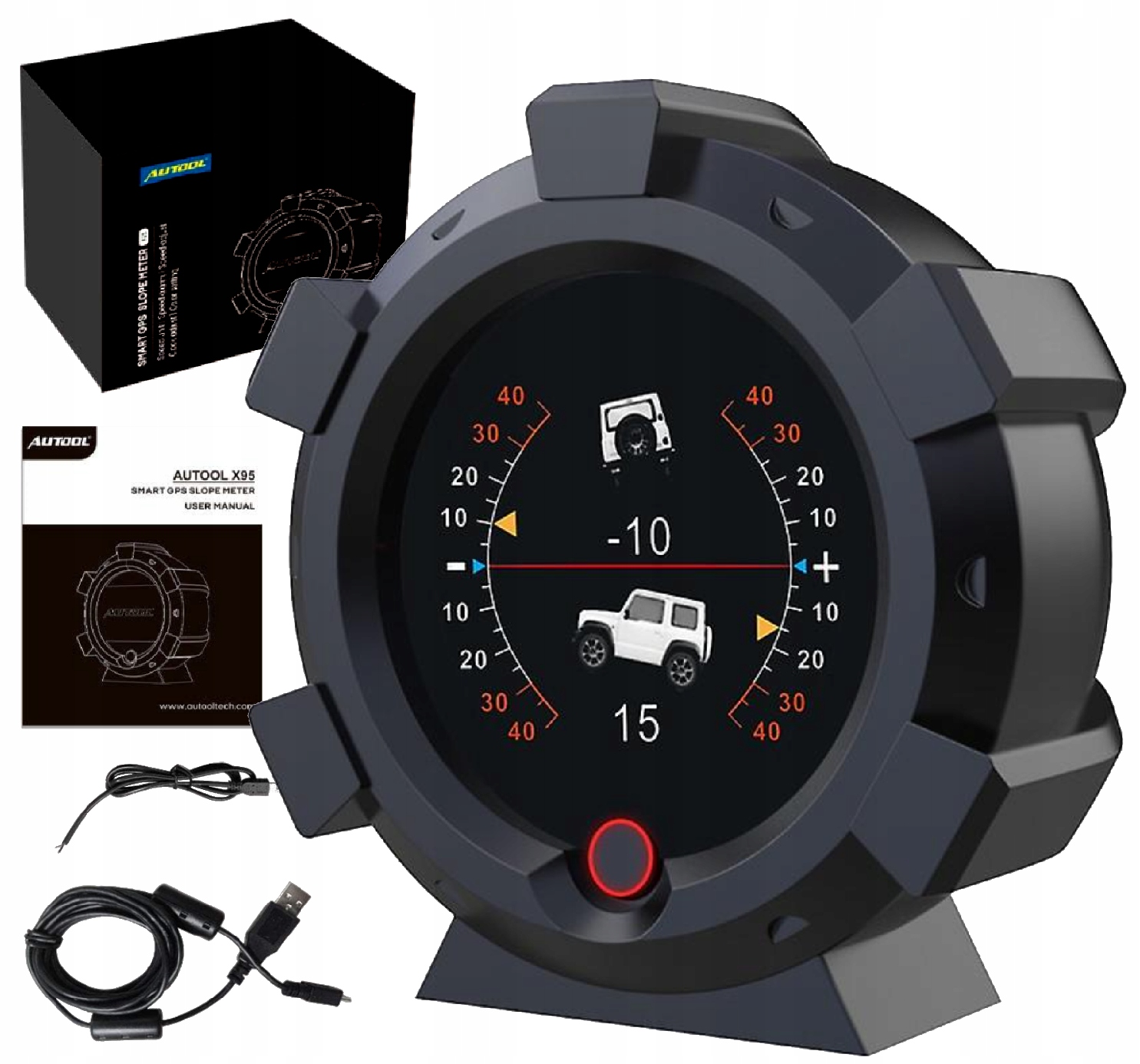 Automobilový Headupový Displej Autool, Naklápěcí Měřič Rychlosti, Gps