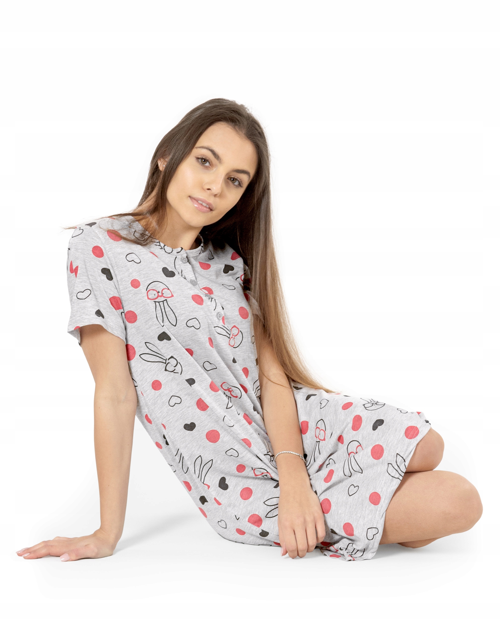 

Koszula Koszulka Nocna Damska Piżamka 5206-1 r XL